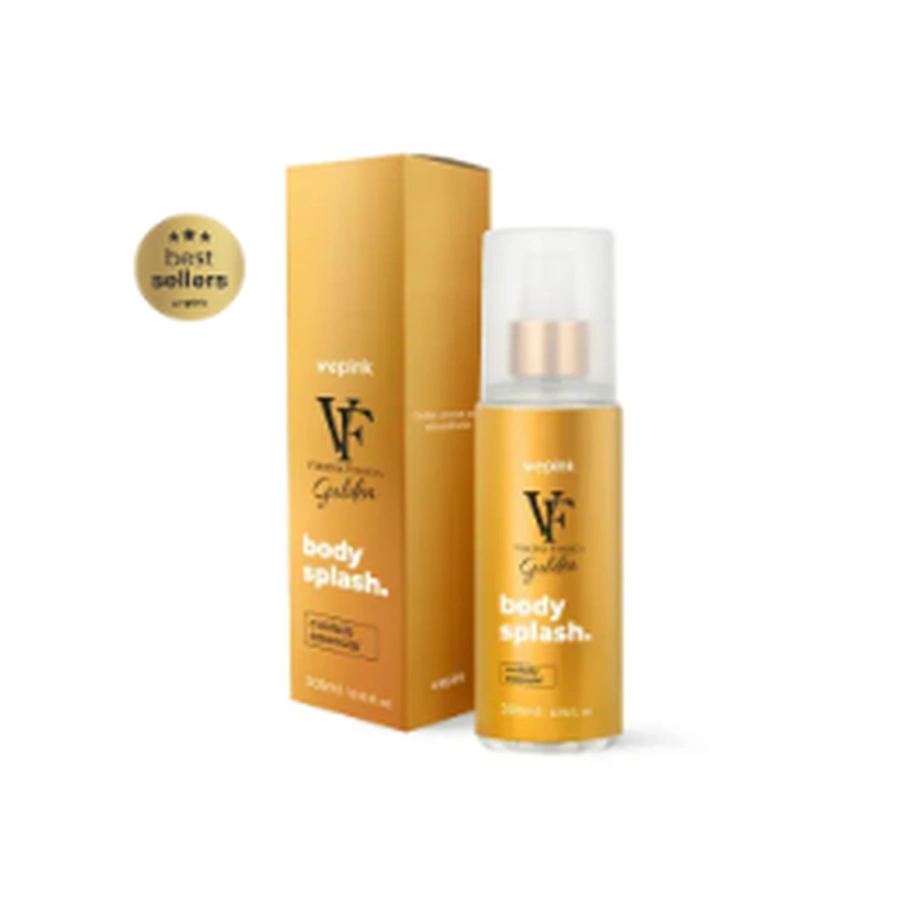 Body Splash VF Golden Desodorante Colônia 200ml - Wepink